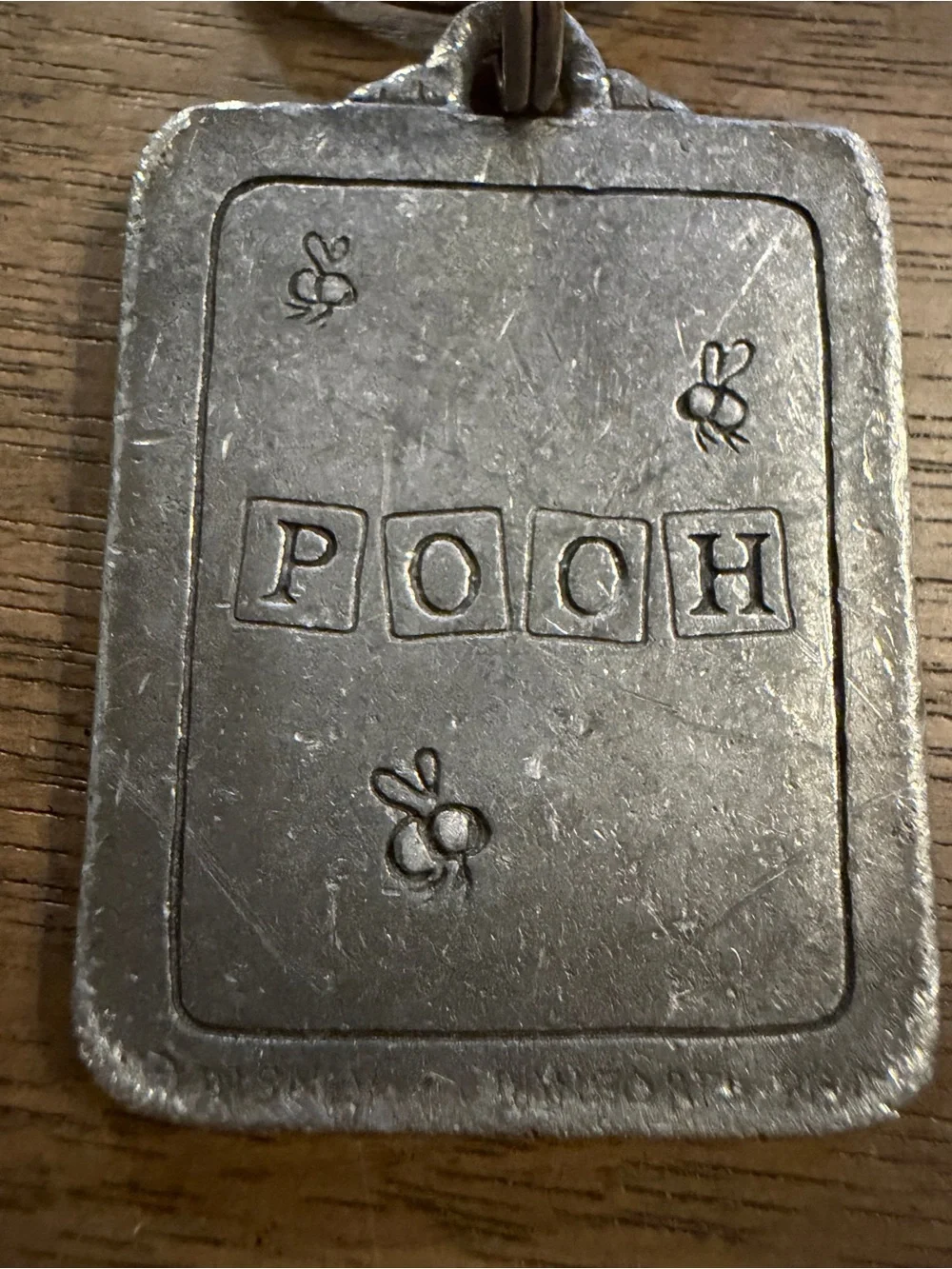 Winnie The Pooh Danforth Vintage Pewter Key Chain